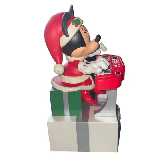 2013 Hallmark Minnie Mouse Wireless Band Moves and Plays Keyboard Works Christma - Picture 5 of 6